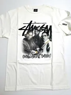 STUSSY グラフィックプリント Tシャツ Mサイズ ホワイト - メルカリ