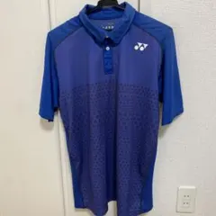 YONEX ドット柄 ポロシャツ 青 ユニフォーム ウェア