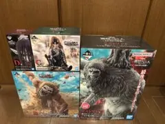 一番くじ 進撃の巨人 B賞 C賞 D賞 ラストワン賞　4点セット