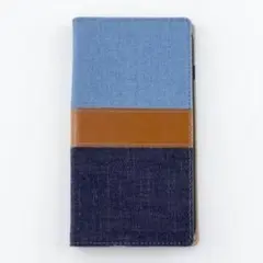 スタンド機能 ケース iPhone7plus 8plus 手帳 高級 茶 紺