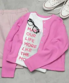 定価3960円　新品タグ付　coen カーディガン　コットン裏起毛カーディガン