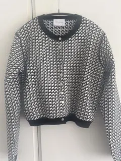 UNITED ARROWS 幾何学模様 カーディガン