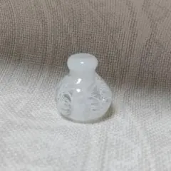 ガラス とんぼ玉 レース の 小瓶 風 処分品