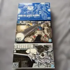 HG ガンプラ 3点セット ガトー専用ゲルググ GP02 デンドロビウム HG ガンプラ 3点セット ガトー専用ゲルググ GP02 デンドロビウム