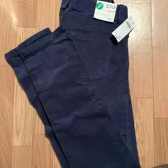 新品　コーデュロイパンツ　ネイビー　130