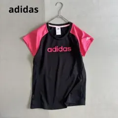 【アディダス】半袖Tシャツ　スポーツウェア　クルーネック　ストレッチ　伸縮性◎