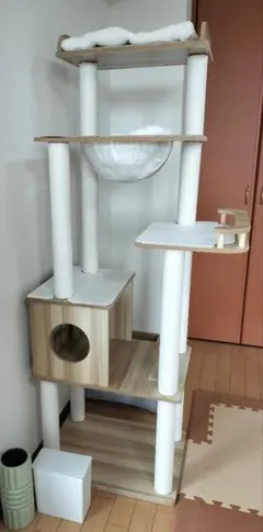 美品 Mau（マウ） キャットタワー プロムナード - メルカリ