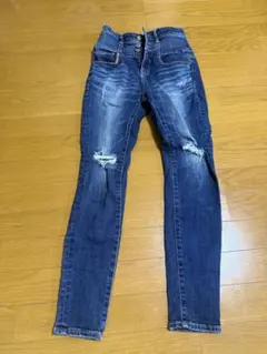AZUL スキニーデニム S ダークブルー