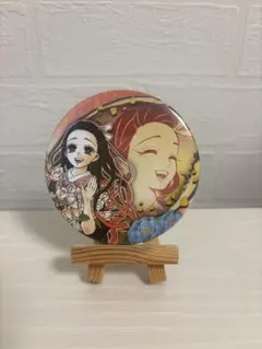 鬼滅の刃　竈門禰豆子　鬼滅の刃原画展　缶バッジ