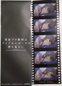 青春ブタ野郎はランドセルガールの夢を見ない フィルムコマ風しおり 桜島麻衣 第9