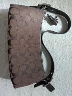 COACH シグネチャー ショルダーバッグ ブラウン