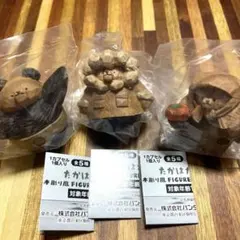 たかはたまさお 木彫り風FIGURE COLLECTION ガチャ　3点セット