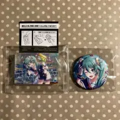 初音ミク プロセカ 缶バッジ グリ缶 50A モモミク - メルカリ
