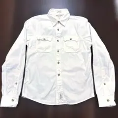 00s~ Abercrombie & Fitch 長袖シャツ　ホワイト　Sサイズ