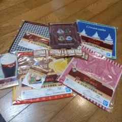 一番くじ コメダ珈琲店 Ｆジャガードタオル 、H.G賞全７個セット＋おまけ