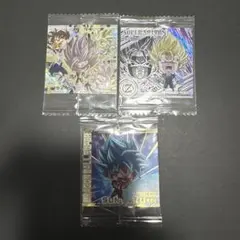 ドラゴンボールウエハースシール　ベジット　孫悟飯　孫悟空　3枚セット