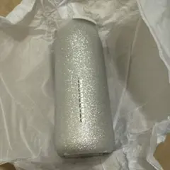 【未使用】カンシェイプステンレスボトルシルバーグリッター355ml スタバ