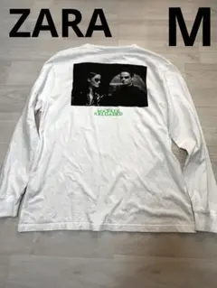 ZARA ロンT matrix reloaded Mサイズ ホワイト