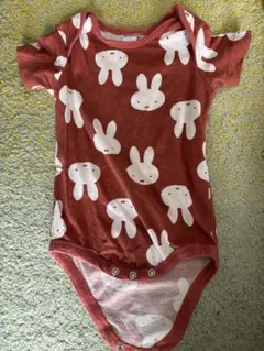 nijntje/miffy ウサギ柄 ボディスーツ 74/80