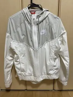 나이키 나일론 재킷 후디 화이트 L