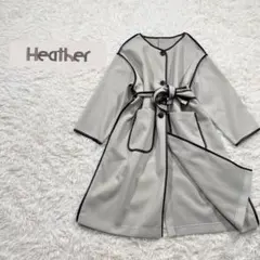 66【新品】Heather ヘザー コート アイボリー ベルト付き Fのサムネイル