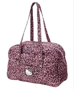 アベイル キティ ギャル ボストンバッグ ピンクヒョウ柄