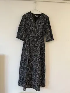 【今月中処分】 natural couture フラワープリント ワンピース