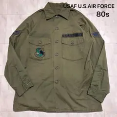 80s USAF アメリカ軍 軍物 SAC ユーティリティーシャツ ミリタリー