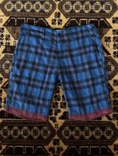 希少 名作 GOODENOUGH EDGE LINE CHECK SHORTSのサムネイル