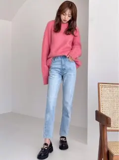 GRL ストレートデニムパンツ ライトブルー xsのサムネイル