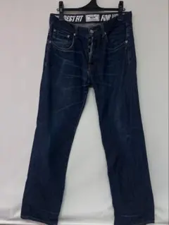 KIKSTYO デニムパンツ インディゴ ボタンフライのサムネイル