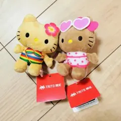ハローキティ myハローキティ マスコット 日焼け セット タイトー限定