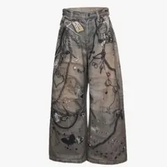 theredthread S print denim 1 toys【L様専用】