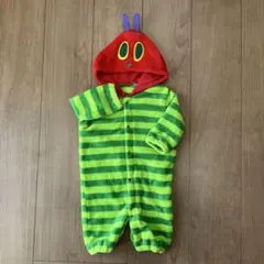 はらぺこあおむし　キャタピラー フード付きロンパース