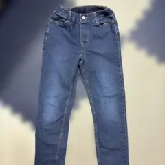 GU デニムブルー ストレートパンツ