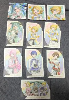 プロセカ5周年感謝祭グリーティングカード&特典ホロステッカー　バーチャルシンガー