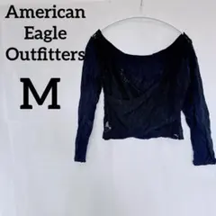 American Eagle Outfitters 【M】ブラック 長袖トップス