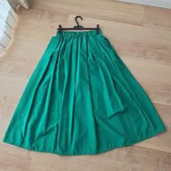 NANO universe フレアスカート Fサイズ グリーン