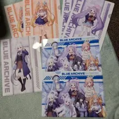 ブルーアーカイブ　ローソン　クリアファイル　4種類　7枚　新品