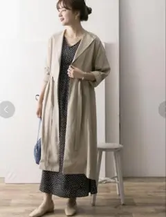 美品⭐︎ アーバンリサーチ ウエストドロストノーカラーコート