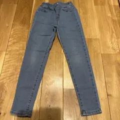GU デニム スキニーパンツ 130cm