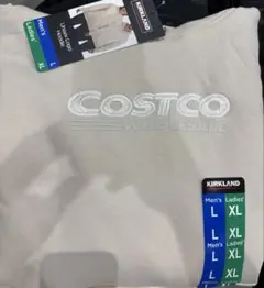 コストコ　大人気2025年版パーカー L/XL　ベージュ