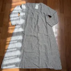 SM2 ストライプ柄 ロングシャツワンピース SM