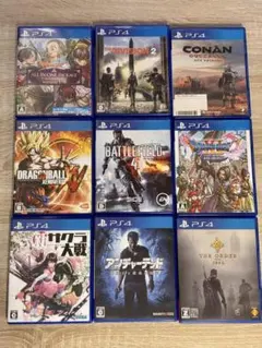 PS4ソフト「9本セット」まとめ売り