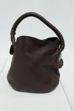 萌*き様 IBIZA イビザ ダークブラウン 柔らかレザー ハンドバッグ ■25