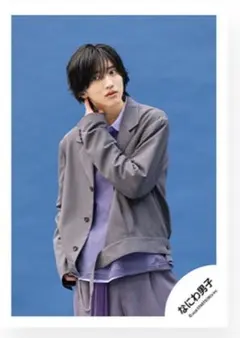 なにわ男子 シングル「Moonlit」ジャケ写オフショット 道枝駿佑②