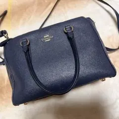 コーチ / ネイビー ショルダーバッグ ハンドバック 2way