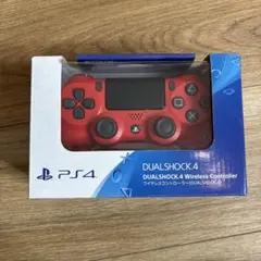 【未使用】DUALSHOCK 4 ワイヤレスコントローラー マグマレッド