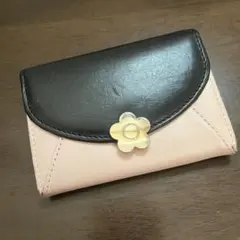 Mary Quant レザー カードケース ピンク
