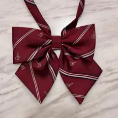 イーストボーイ (EASTBOY) リボン バーガンディ ストライプ